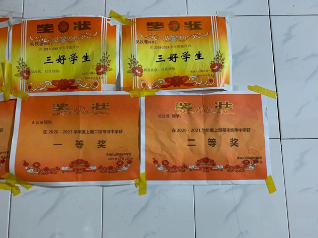 吴汶珊所获荣誉证明1 吴汶珊所获荣誉证明1