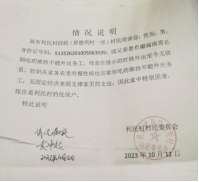 情况说明 情况说明